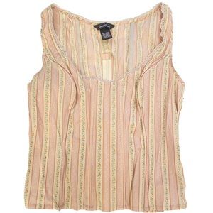 Vintage / Y2K prarie girl corset top